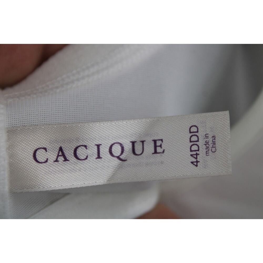 Cacique 'Body Smoothing'Collection' Back Smoother Balconette 44DDD White Wired - Picture 10 of 11